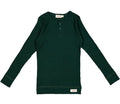 MarMar -  Tee LS T-shirt - Dark Leaf, t-shirt, bluse, langærmet, overdel, top, trøje, pastelfarve, lilla, t-shirt i grå, grå t-shirt