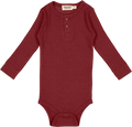 MarMar - Body LS Modal - Rosehip, MarMar Body LS, Modal, body, body med lange ærmer, lange ærmer, bodystocking, drengebody, modalbody, pigebody