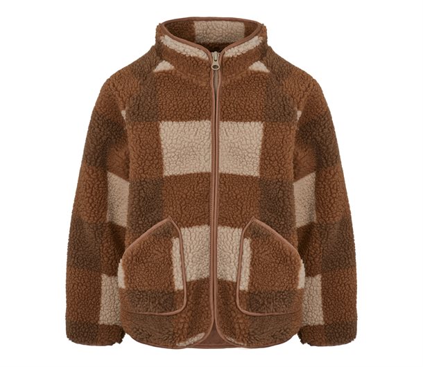 MarMar Jerry, Teddybear Fleece, outerwear, Kids, Chunky Hazel Check