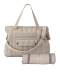 marmar pusletaske, pusletaske, pusletaske fra marmar, pusletaske i grå, thermo pusletaske. MarMar Nursing Bag, Thermo, accessories, Baby , Hazel Check​​​​​​​