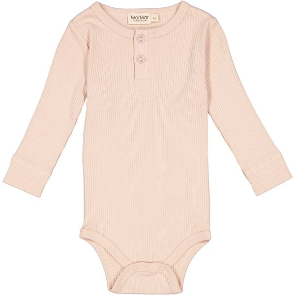 MarMar - Body LS  -  Rose Moon, MarMar Body LS, Modal, body, body med lange ærmer, lange ærmer, bodystocking, drengebody, modalbody, pigebody