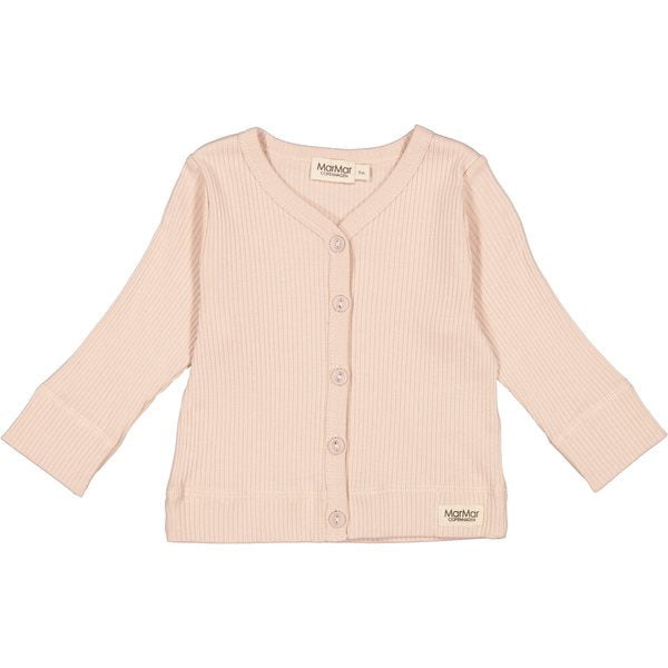 MarMar - Cardigan LS Modal // Water, t-shirt, bluse, langærmet, overdel, top, trøje, MarMar, MarMar - Cardigan - Rose Moon