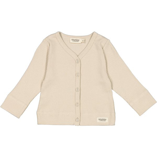 MarMar - Cardigan LS Modal // Water, t-shirt, bluse, langærmet, overdel, top, trøje, MarMar, MarMar - Cardigan - Grey Sand