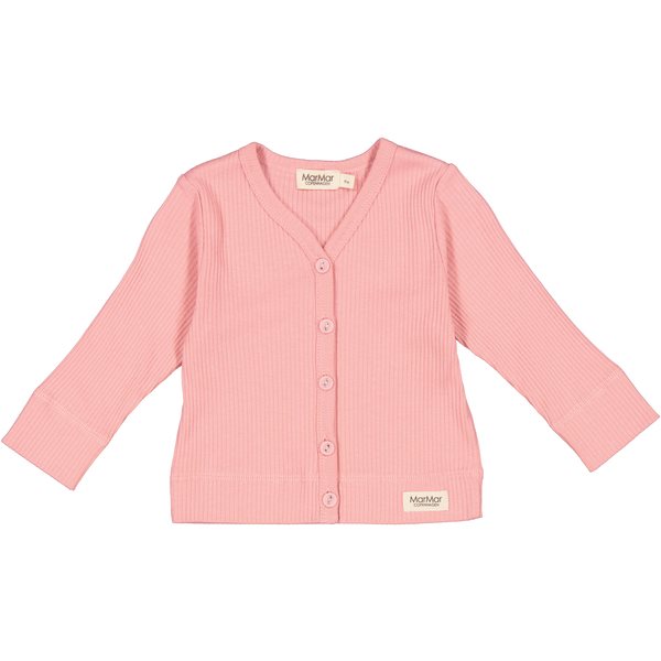 MarMar - Cardigan LS Modal // Water, t-shirt, bluse, langærmet, overdel, top, trøje, MarMar, MarMar - Cardigan - Pink Delight