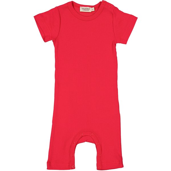 marmar, modal, romp, heldragt, jumpsuit, natdragt, nattøj，MarMar - Summer Rompy - Red Currant