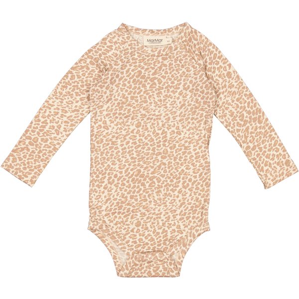 marmar, modal, body, langærmet body, leopard, leo, leoprint,MarMar - Leo Body LS - Cardamom Leo