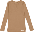 MarMar Plain Tee SS, Modal, t-shirt, tee, bluse, modalbluse, drengebluse, drenget-shirt, pige t-shirt,MarMar - Baby Sleeveless 2-pack - Grey Melange, MarMar - Tee LS Modal med knapper - Cumin