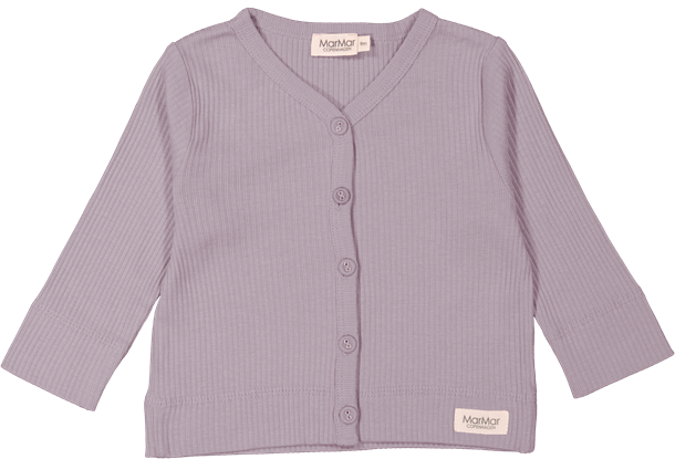 MarMar - Cardigan LS Modal // Water, t-shirt, bluse, langærmet, overdel, top, trøje, MarMar,MarMar - Cardigan - Lavender