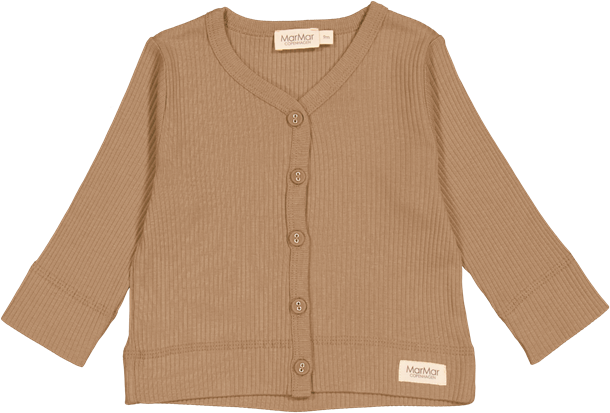 MarMar - Cardigan LS Modal // Water, t-shirt, bluse, langærmet, overdel, top, trøjeMarMar - Modal Cardigan - Cumin