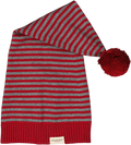 MarMar - Cotton Rayon Knit - Hibiscus Red Stripe