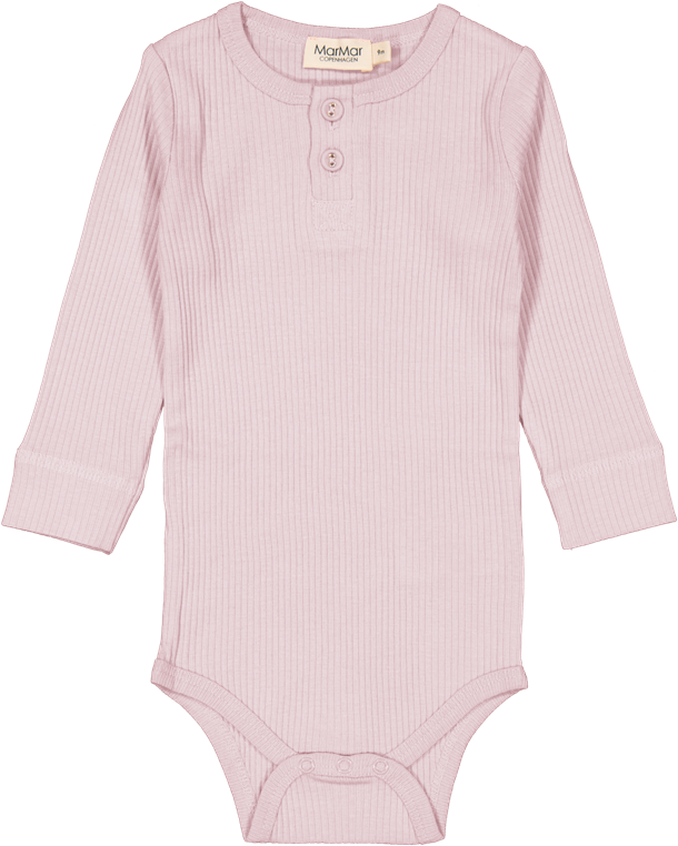 marmar, modal, marmarbody, body, rib, rip, rip body, basic body, bodystocking, basistøj, MarMar Body LS Modal - Lilac Bloom