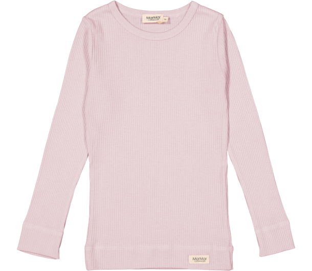MarMar Plain Tee Modal - Lilac Bloom,marmar, marmarmodal, modal, rip, rib, ribbluse, ripbluse, bluse, basic, basicbluse, langærmet,