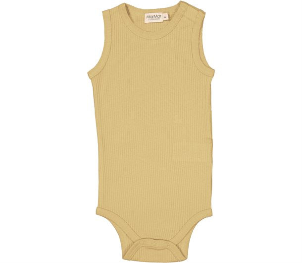 marmar, modal, marmarbody, body, rib, rip, rip body, basic body, bodystocking, body uden ærmer, undertrøje, sleveless,Dijon