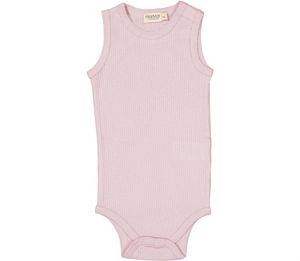 marmar, modal, marmarbody, body, rib, rip, rip body, basic body, bodystocking, body uden ærmer, undertrøje, sleveless, Lilac Bloom
