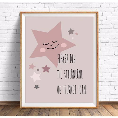 børne plakater, pige plakat, romantiske plakater, børne billeder