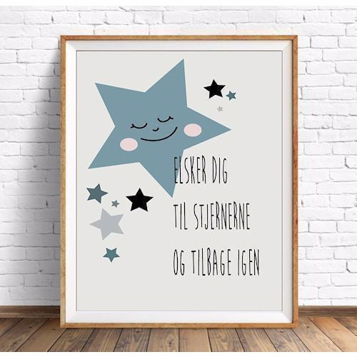 børne plakater, pige plakat, romantiske plakater, børne billeder