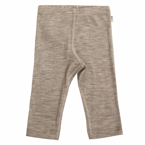 Joha  Uld 85% Silke 15% Leggings, baby bukser, Joha Uld/Silke Leggings beige melange