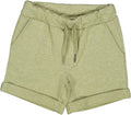 Wheat - Shorts Manfred // Forest mist melange, Shorts, drengeshorts, grønne shorts, grøn, små shorts, shorts med bindebånd, Forest mist melange