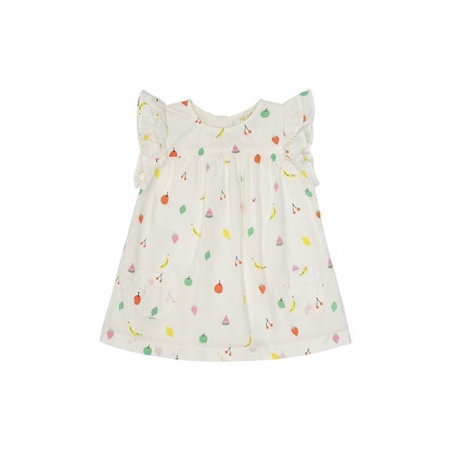 Soft Gallery Bebe Dress - Pristine, AOP Fruity