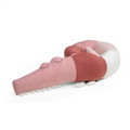 Sebra strikket mini pude Sleepy Croc -  Blossom pink