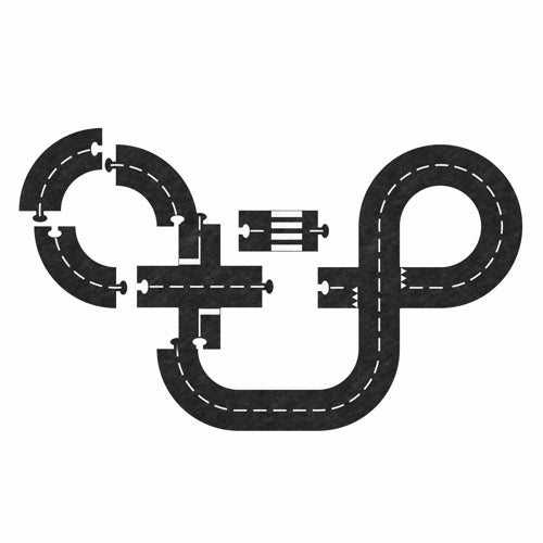 Sebra NYHED! Vejkryds i kraftig filt