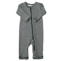 Joha - Jumpsuit i uld/Silke//striber rød/creme, sommeruld, uld/silke, sommer uld
