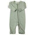 Joha - Jumpsuit i uld/Silke//striber rød/creme, sommeruld, uld/silke, sommer uld