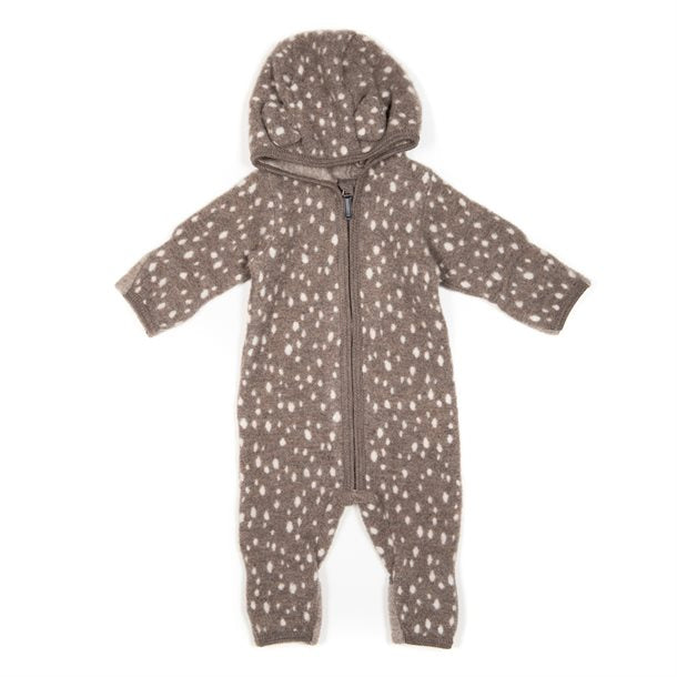 Huttelithut, elefanthue, hue, drengehue, hue med ører, balaclava, hh20-1-5, huttelihut plys elefanthue m/ører nougat, pigehue, brun, beige, beige melange, kaninører, bunbun, huttelihut bunbun elefanthue fleece kaninører dusty rose, lyserød, fleecehue, fleece