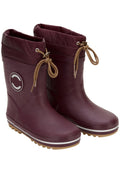Mikk-Line Wellies Solid, Flint (Purple), pige gummi støvler, Mikkline gummi støvler, termostøvler, Mikk-Line - Vinter støvler- Decadent Chocolate