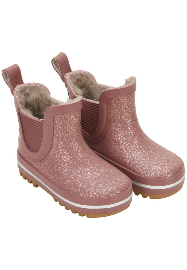 Mikk-Line Wellies Solid, Flint (Purple), pige gummi støvler, Mikkline gummi støvler, termostøvler, Mikk-Line - Vinter gummistøvler- Rubber