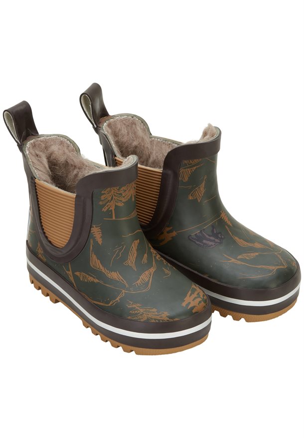 Mikk-Line Wellies Solid, Flint (Purple), pige gummi støvler, Mikkline gummi støvler, termostøvler, Mikk-Line - Vinter gummistøvler- Rubber