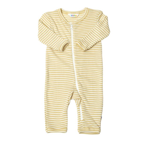 Joha - Jumpsuit, Joha - Jumpsuit i uld og silke med strib