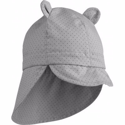 Liewood Eric sun hat sea blue, sommerhat solhat, børne hat, babyhat