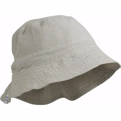 Liewood Eric sun hat sea blue, sommerhat solhat, børne hat, babyhat