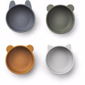 Liewood Iggy Silicone bowls- 4pack, snack , slikskål, silikone skåle, siliconeskål