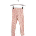 leggins wheat, misty rose leggins, leggins børn, leggins pige, leggins wheat soft peach rose, Wheat Jersey Leggings med eggshell flowers