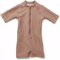 Liewood Sille Swim Jumpsuit Mustard/white feathers, badetøj, badedragt, bade, swim, swimsuit, pigebadetøj, lyserød, blå, lifesaver, drenge badetøj, dreng, Liewood Max Swim Jumpsuit Mustard/white