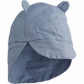 Liewood Eric sun hat sea blue, sommerhat solhat, børne hat, babyhat