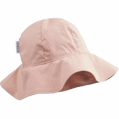 Liewood Amelia Sun hat Confetti terracotta, sommerhat solhat, børne hat, babyhat