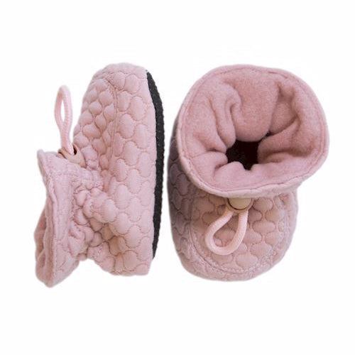 Hjemmesko, sutsko, futter, Melton futter, Melton booties soft waves Wild rose