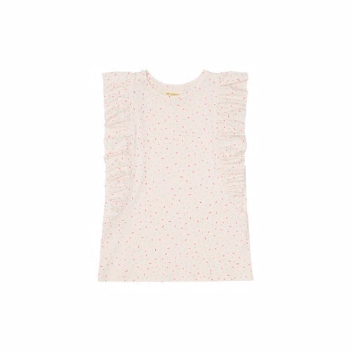 Soft Gallery Aylin T-shirt - Gardenia, AOP Drizzle