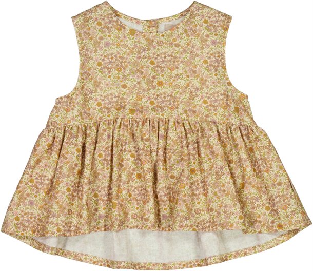 Wheat - Top Bea // Moonlight flowers, Top, Top uden ærmer, Ærmeløs top, Blomstret top fra wheat, Top wheat, Moonlight flowers