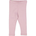 Wheat - rib leggings// dusty lavender, basis, ensfarvet, bluse, t-shirt, langærmet, wheat, pige, pigebluse, , dress, kjole, leggings, bukser, baby