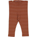 Wheat -rib leggings // bronze stripe,Green flowers, basis, ensfarvet, bluse, t-shirt, langærmet, wheat, pige, pigebluse, , dress, kjole