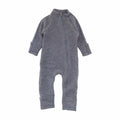 Mikk line baby heldragt, uldheldragt, Jumpsuit, baby suit , merino uld, Mikkline køredragt, køredragt, heldragt, Mikk-Line Uld Baby suit - Melange Grey