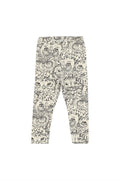 Soft Gallery - Baby Paula Leggings - NOOS - Cream, AOP Owl