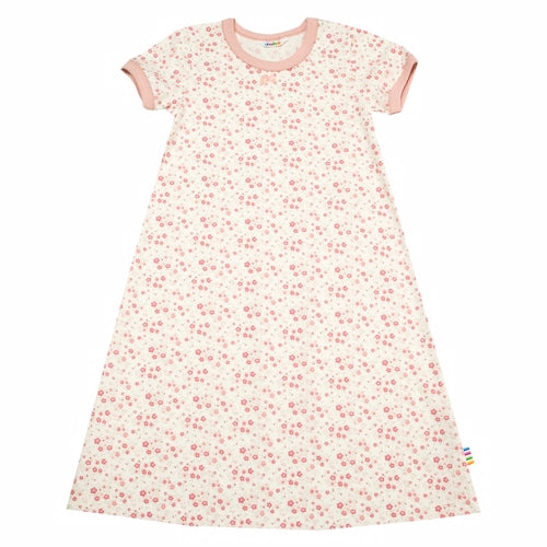 Joha - Nat kjole  (bomuld) //Rosa AOP, nattøj, natkjole