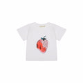 Soft Gallery Dominique T-shirt - White, Fraise