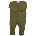 Joha Merino Uld Heldragt, Sesam, ulddragt, vintertøj, overtøj, Joha - Jumpsuit 2-i-1 (uld) //mos grøn melange