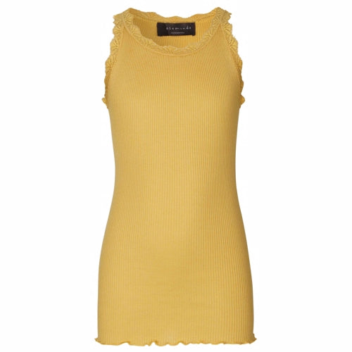 Rosemunde silke top til børn, kids, sort, silke bluse